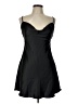 Mod On Trend Solid Black Cocktail Dress Size L - photo 1