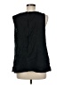 Ann Taylor Black Sleeveless Blouse Size M - photo 2