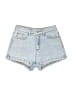 PacSun 100% Cotton Blue Denim Shorts Size 25 waist - photo 1