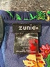 Zunie 100% Polyester Floral Blue Dress Size 14 - photo 3
