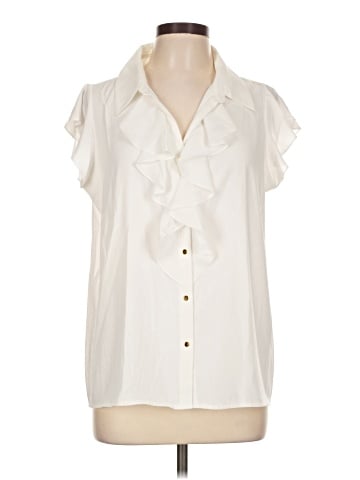 Calvin Klein Sleeveless Button-Down Shirt (view 1)