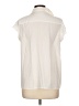 Calvin Klein Ivory Sleeveless Button-Down Shirt Size L - photo 2
