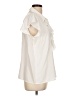 Calvin Klein Ivory Sleeveless Button-Down Shirt Size L - photo 4