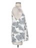 Olivia Grey 100% Polyester Silver Sleeveless Blouse Size S - photo 4