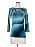 Talbots 100% Cotton Teal 3/4 Sleeve Top Size S (petite) - photo 1
