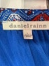 Daniel Rainn 100% Polyester Paisley Blue Casual Dress Size L - photo 7