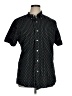 GOODTHREADS 100% Cotton Polka Dots Black Short Sleeve Button-Down Shirt Size XL - photo 1