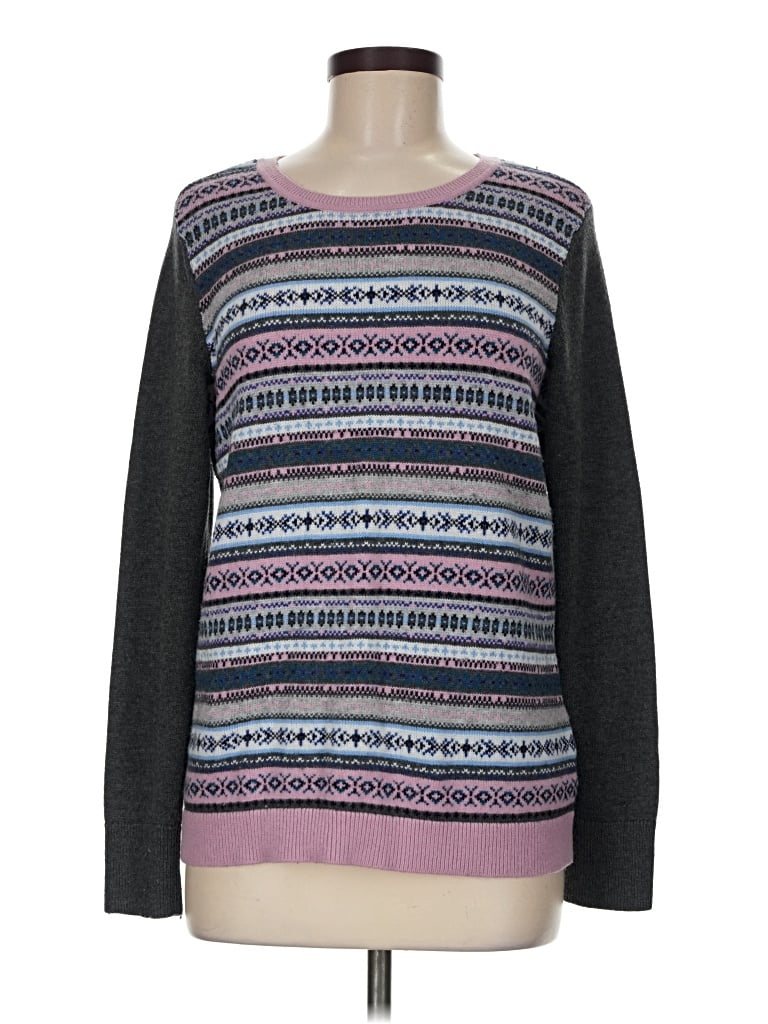 Pre-owned Talbots Pullover Sweater In Purple