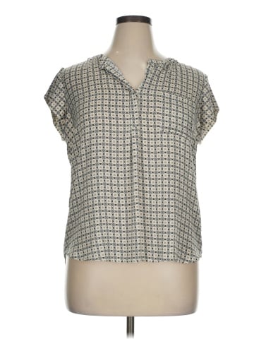 Liz Claiborne Short Sleeve Blouse (view 1)