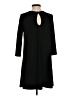 Bobbie Brooks Solid Black Casual Dress Size S - photo 2