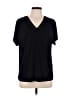 Dana Buchman Black Short Sleeve Top Size L - photo 2