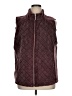 D&Co. 100% Polyester Burgundy Vest Size 1X - photo 1