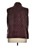 D&Co. 100% Polyester Burgundy Vest Size 1X - photo 2