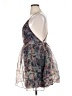 Lulus 100% Polyester Floral Purple Cocktail Dress Size XL - photo 5