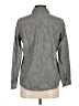Old Navy Houndstooth Gray Long Sleeve Button-Down Shirt Size M - photo 2