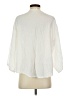 Unbranded Ivory 3/4 Sleeve Button-Down Shirt Size 3 - photo 2