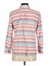 Talbots Stripes Pink Long Sleeve Button-Down Shirt Size M - photo 2
