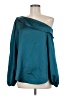 Trina Turk 100% Polyester Teal Long Sleeve Blouse Size M - photo 1
