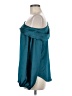 Trina Turk 100% Polyester Teal Long Sleeve Blouse Size M - photo 5