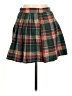 Shein 100% Polyester Plaid Green Casual Skirt Size 6 - photo 2