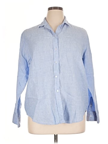 Everlane 3/4 Sleeve Button-Down Shirt (view 1)
