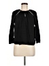 Old Navy Black Long Sleeve Blouse Size Med Petite - photo 1