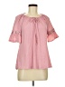 Naif Pink Short Sleeve Blouse Size M - photo 1