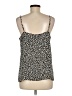 Ann Taylor 100% Polyester Black Sleeveless Top Size M - photo 2