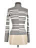 Almost Famous Stripes Gray Turtleneck Sweater Size M - photo 1