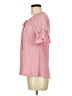 Naif Pink Short Sleeve Blouse Size M - photo 5