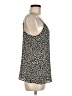 Ann Taylor 100% Polyester Black Sleeveless Top Size M - photo 4