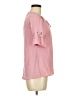 Naif Pink Short Sleeve Blouse Size M - photo 4