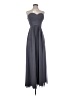 Bill Levkoff 100% Polyester Gray Cocktail Dress Size 4 - photo 1