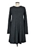 Old Navy Solid Gray Casual Dress Size M - photo 2