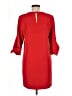 Charles Henry Solid Red Casual Dress Size M - photo 2