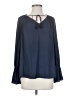Ramy Brook Blue Long Sleeve Blouse Size S - photo 1