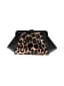 ZAC Zac Posen Animal Print Black Clutch One size - photo 1
