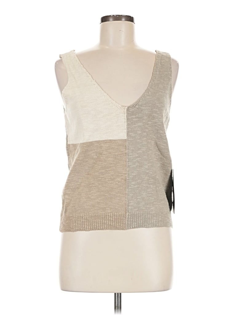Pre-owned Lulus Sweater Vest In Tan