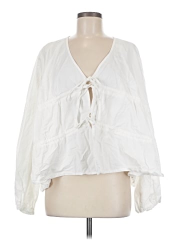 Missguided Long Sleeve Blouse (view 1)