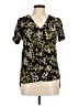 fat face Gold Short Sleeve Blouse Size 8 - photo 1