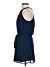 Naked Zebra 100% Polyester Solid Blue Casual Dress Size S - photo 5