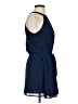 Naked Zebra 100% Polyester Solid Blue Casual Dress Size S - photo 4