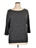 Ann Taylor LOFT Gray 3/4 Sleeve Top Size XL - photo 1