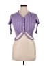 Assorted Brands 100% Poly Purple Short Sleeve Top Size XL - photo 1