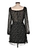 Unbranded 100% Polyester Black Cocktail Dress Size L - photo 2