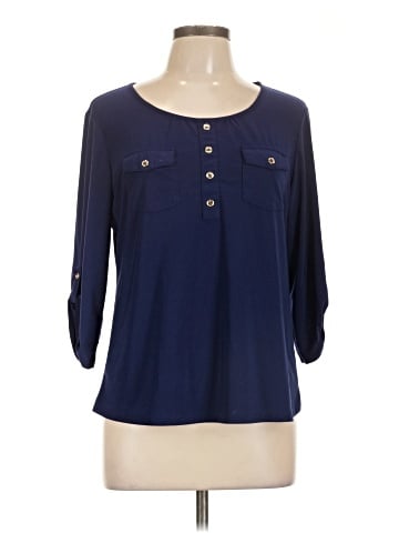 Perseption Concept 3/4 Sleeve Blouse (view 1)