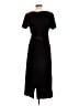 Madison Solid Black Purple Casual Dress Size 12 - photo 2