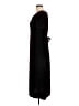 Madison Solid Black Purple Casual Dress Size 12 - photo 5