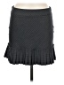 Bebe Chevron-herringbone Gray Casual Skirt Size 6 - photo 1