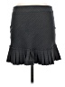 Bebe Chevron-herringbone Gray Casual Skirt Size 6 - photo 2
